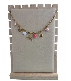 Collier été coloré