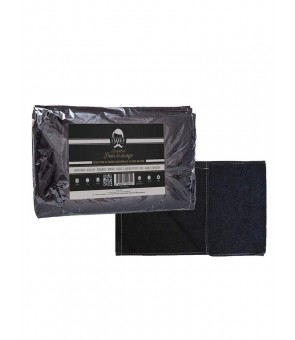 Serviette éponge noire x6 O...