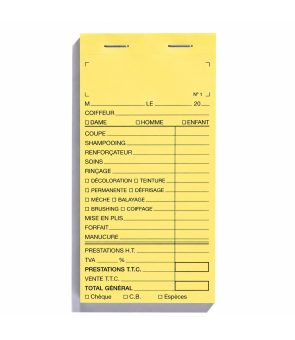 Carnets de caisse pré...