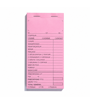 Carnet de caisse sans...