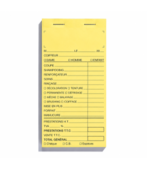 Carnet de caisse sans...