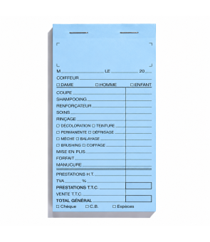 Carnet de caisse sans...