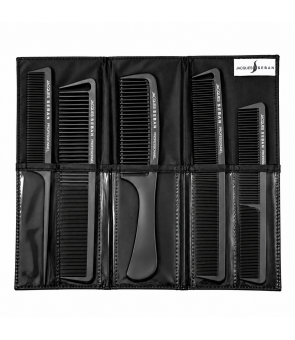 Trousse de 5 peignes carbone