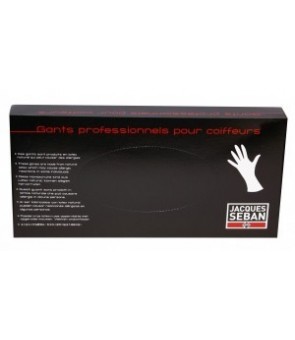 gants latex noir boite de...