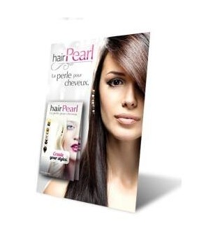 Hair Pearl Perles pour cheveux présentoir+ 12 paquets 