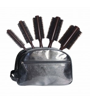 Trousse de  5 Brosses en sanglier  KELLY CLARK