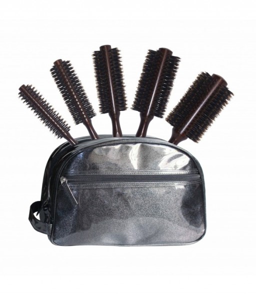 Trousse de  5 Brosses en sanglier  KELLY CLARK