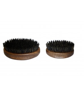 Brosse barbier ovale en poils de sanglier renforcés de nylon