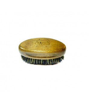 Brosse barbier ovale en poils de sanglier renforcés de nylon