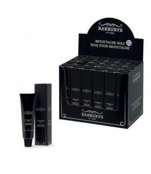 Cire à moustache Barburys 15 ml presentoir de 24