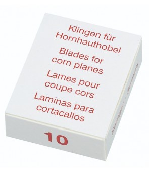 Lames râpe cors 10x10pcs