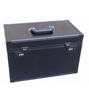 valise noire croco 43x24x28cm