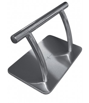 Repose pied métal socle carré